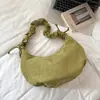 Bolsa casual retrô de camurça para mulheres, novo modelo 2026, bolsa transversal leve e versátil, bolsa de ombro e axila de nicho super popular