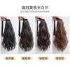 Peruca de Rabo de Cavalo Duplo para Mulheres, Cabelo Longo Cacheado, Estilo Presilha de Garra, Tranças Afro, Estilo Curto, Tranças para Amarrar, Tranças Afro Castanho-Pretas