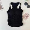 9092# Chaqueta sin mangas de rayón para otoño e invierno