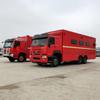 Caminhão Móvel Autopropelido para Banho da Marca Sinotruk para 18 Pessoas, Caminhão de Serviço Multifuncional de Apoio Logístico para Banho