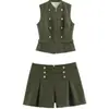 Ropa europea y americana para mujer transfronteriza, top casual a rayas de moda más vendido en AliExpress con detalle de nudo + pantalones de pierna recta
