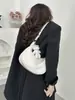 2026 Nuevo Bolso de Mano de Alto Nivel con Colgante de Oso tipo Bollo para Mujer, Bolso de Hombro Cruzado de Moda y Sencillo para Viajes Diarios, Bolso Versátil de Pu