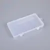 Caja Vacía Transparente de PP con Tapa Caja de Muestras de Plástico Caja de Embalaje para Joyería y Componentes Digitales Caja de Almacenamiento para Equipo de Pesca y Mascarillas
