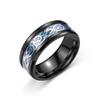 Anillo de Acero Inoxidable con Patrón de Dragón Estilo Chino Moda Versátil Anillo de Acero de Titanio con Patrón de Dragón Moda Europea y Americana Anillo para Hombre Venta al por Mayor