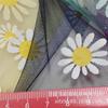 Tamanho Pontual Flor de Crisântemo Colada Flor Impressa Malha Fina Saia de Malha Feminina Roupa Infantil Saia de Princesa Saia Tutu Malha