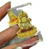 Pie de oro 999 ocho santos patrones pegatina de teléfono móvil oro 12 signos del zodíaco Buda Bodhisattva pieza de oro amuleto de paz