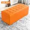 Banquillo para probarse zapatos, Vestidor de tienda de ropa, Banco largo tipo taburete, Taburete rectangular de almacenamiento para cambiarse los zapatos, Los adultos pueden sentarse en el felpudo