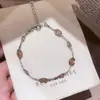 Pulseira Ajustável Redonda de Zircônia Super Brilhante, Luxo Leve, De Alta Qualidade, Pulseira Fashion e Simples, Design de Nicho, Joia de Mão para Mulheres