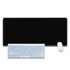Fábrica atacado publicidade mouse pad sem logotipo puro preto borracha pad presente Venda por atacado Office suprimentos game pad