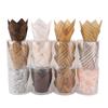 Taza Mafen Taza de Papel Tulipán Desechable para Hornear Taza para Pastel Taza Mafen Especial para Horno Resistente al Aceite Taza Pequeña de Papel