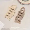 Marrom leite Alta Elástico Durável Faixa de Borracha Simples Elegante Faixa de Cabelo Corda de Cabelo 2025 Nova Corda de Cabelo de Couro