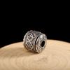 Personagem prata moda prata tailandesa vintage ornamentos antigos prata S925 unissex pingente conta barril acessórios colluton