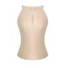 Nuevo Vestido Largo Elegante de Verano 2026, Favorecedor de la Figura, Top sin Mangas tipo Halter de Punto de Lyocell para Mujer, Estilo Delgado de Verano