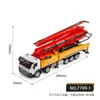 Huina 1:50 Modelos Estáticos de Vehículos de Construcción Excavadora Rodillo Compactador Camión Volquete