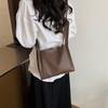 Bolso Cubo Estampado Lichi 2025 Nuevo Bolso de Mujer Simple de Verano Bolso de Hombro Bolso Bandolera Cesta de Verduras Conjunto de Dos Piezas para Madre
