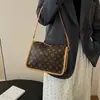Bolsa de Hombro Única 2026, Gran Capacidad, Elegante y Lujosa, con Monograma, Bolso Cruzado Versátil, en Stock, Listo para Enviar, Bolso Cruzado con Monograma