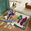Alfombrilla de Piso Absorbente para Baño de Barro de Diatomeas con Relieve Transfronteriza, Resistente a Manchas, Antideslizante, Secado Rápido, Felpudo para Entrada de Baño, Fácil de Cuidar