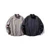 Nice3Rule Roupa de Trabalho Nova Primavera e Outono Camisa Xadrez Retrô com Gola Alta Masculina Manga Longa Xadrez Nc114