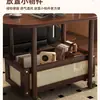 Mesa lateral de sofá, mesa de centro móvil, carrito pequeño, nuevo modelo 2026 para sala de estar, mesita de noche de dormitorio, mesa vintage, estante de almacenamiento