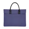 Bolsa de archivo portátil para negocios, de tela Oxford, para computadora, con cremallera, bolsa de información, gran capacidad, maletín para conferencias de oficina, venta al por mayor