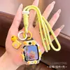 Adequado para Relógio Little Genius Z12/Z11/Z9A/Z10 Urso Manteiga Cordão/Z8/Z7A Capa Cartoon 3D D3