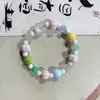 Suministro de fábrica pulsera antigua de cerámica doble pliegue pulsera de uso literario retro nuevo estilo chino viento frío dulce fresco doble uso