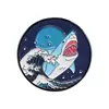 Série Estilo Pintura a Óleo Criativa Geométrica Insígnia de Arte Personalidade Imagem Abstrata Acessórios de Pino de Metal Broche Atacado