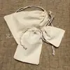 Algodão com pintas algodão bolsa com cordão ecológica joias cosméticos Algodão Fino embalagem de presente para aromaterapia