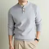 Suéter de Lã Tricotado Masculino Gola Redonda Pulôver Jaqueta 2026 Outono/Inverno Aconchegante Quente Solto Casual para Camadas
