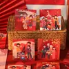 2026 Tarjeta de Felicitación de Feliz Año Nuevo Estilo Chino Festival de Primavera Tarjeta de Felicitación Simple de Gama Alta Bendición Tarjeta Pequeña Tarjeta de Regalo Floristería