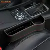 Caja de Artículos Multifuncional de Almacenamiento Caja Cosida Asiento de Silla Hueco de Brecha Organizador de Asiento para Coche a Bordo Interior del Coche