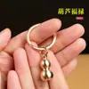 Chaveiro Pingente Saco de Dinheiro Sólido Pequeno de Latão Estilo Retro Saco da Fortuna Chaveiro Estilo Chinês