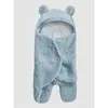 Bolsa de Dormir para Bebé Modelo Nuevo Otoño e Invierno, Saco de Dormir con Piernas Separadas, Manta Cálida de Forro Polar, Venta Directa del Fabricante