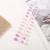 Garra de Águia Pequena Série de Estampas Casuais Manicure Usável para Mulheres 24 Peças Manicure Pronta Unhas Amêndoa