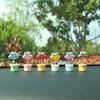 Nuevos y divertidos adornos para coche de salchicha con cabeza que se mueve, resina creativa, decoración divertida para la consola central del coche, suministros