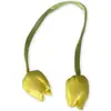 Tela Coreana Capullos de Tulipán Cuerda para el Cabello DIY Anillo para el Cabello Accesorios de Joyería Bolsos Hechos a Mano Accesorios para Ropa Accesorios