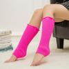Calcetines de Ballet Fluorescentes Rizados de Moda Estilo Coreano para Bailar Yoga Leggings de Lana Tejida Calcetines Fabricante Mayorista