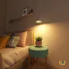 Lámpara de Pared Giratoria Magnética Creativa, Luz Nocturna, Luz de Pasillo, Luz Nocturna Giratoria de 360 Grados, Lámpara de Mesita de Noche