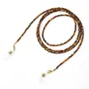Cadena para Gafas Hecha a Mano 2 mm Fina Piedra Ojo de Tigre Cadena para el Cuello para Gafas de Sol de Mujer, Cadena Colgante de Moda y Multifuncional