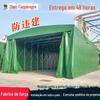 Fabricante de Dongguan Atacado Fábrica Armazém Armazenamento Atividade Toldo Retrátil Quadra de Basquete Guarda-Sol Móvel Push-Pull Móvel