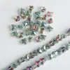 Perlas de cristal mágico con baño de galvanoplastia de mariposa, agujero central de 8 MM, accesorios para joyería DIY, pendientes, collar, pulsera, material de accesorios