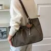 Bolso de Terciopelo Gamuzado para Mujer 2026 Nuevo Estilo Tendencia Otoño Gama Alta Retro Bolso de Mano para Viajes Cotidianos Bolso de Hombro de Gran Capacidad