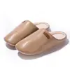Nuevas Zapatillas de Algodón Suave con Suela Suave de Cuero Estilo Japonés para Mujer, Temporada de Invierno, Zapatillas de Pareja, Hogar Interior, Zapatillas de Algodón Cálido con Más Terciopelo