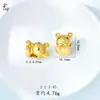 Retenção de Cor Alta Dourado Areia Gatinho Coelho de Orelhas Longas Urso Morango Veado Pulseira DIY com Contas Joias com Contas Acessórios Azul Queimado
