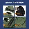 Roupa de assalto para atividades ao ar livre três em um veludo prateado raposa masculina e feminina novo casaco estampa de ferramentas roupas de trabalho