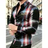 Nova Camisa Masculina de Manga Longa com Estampa 3D Outono 2026 Primavera e Outono SHEIN AliExpress Moda Transfronteiriça Top