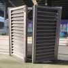Procesamiento de Celosía de Aleación de Aluminio Ventilación Exterior Unidad Exterior de Aire Acondicionado Rejilla Ventilación Impermeable a la Lluvia Ventilación Exterior de Pared de Baño