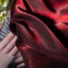 Tejido de satén de seda con glaseado de color rojo vino, degradado, pantalones falda cara de caballo Hanfu, tejido para vestido de novia, transpirable, amigable con la piel, brillo brillante