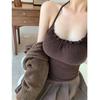 [Venta al por mayor transfronteriza] Chaleco halter 2025 para mujer, Ropa interior ajustada, Crop top sexy, Moderno