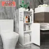 Estante de Almacenamiento para Baño, Estante para Inodoro, Estante de Almacenamiento de Múltiples Niveles de Pie, Gabinete de Almacenamiento para Espacios Estrechos, Almacenamiento de Esquina